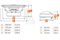 Компонентная акустика Hertz Uno K 130 Kit - 2